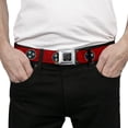 thumbnail image 3 of Buckle-Down Belt, Seatbelt Buckle Belt, Tennessee Flag Stars Close Up Distressed, Youth 22 to 32 Inches, 3 of 9