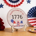 thumbnail image 5 of Beautynvta Patriotic Tabletop Decor, Red White Blue Independence Day Wooden Ornament for 4th of July 250th Anniversary Memorial Day Home Table Centerpiece Decor, 5 of 6