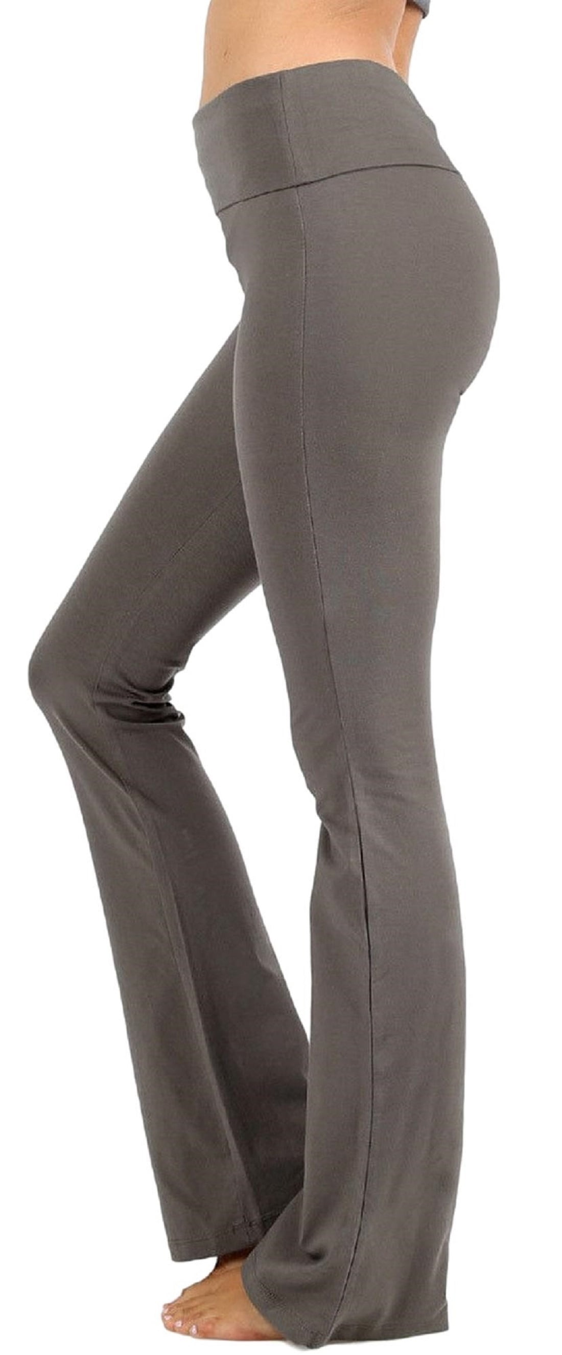 Zenana Zenana Women Plus Size Fold Over Waist Cotton Stretch Flare