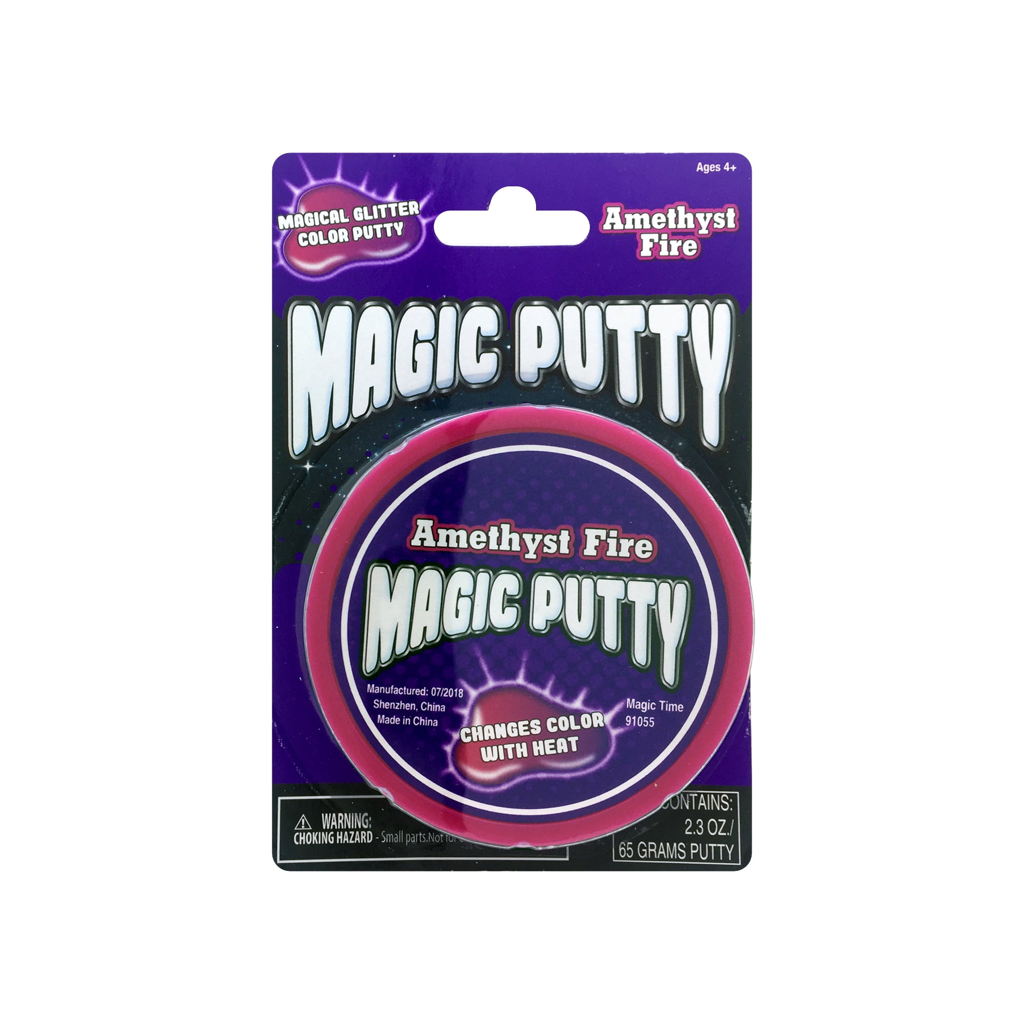 3 Pack Magic Putty Clear Putty, Color Change Putty & Ameythst Fire Putty