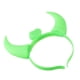 thumbnail image 2 of FELTECHELECTR Diadema con cuernos de diablo parpadeantes y luces LED (verde), 2 of 6