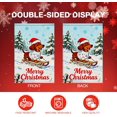 thumbnail image 6 of Dachshund Dog Merry Christmas Garden Flag 12x18 Inch Holiday Pet Yard Banner with Snowflake Sweater and Santa Hat Double Sided Seasonal Outdoor Winter Decoration for Porch Lawn Patio, 6 of 6