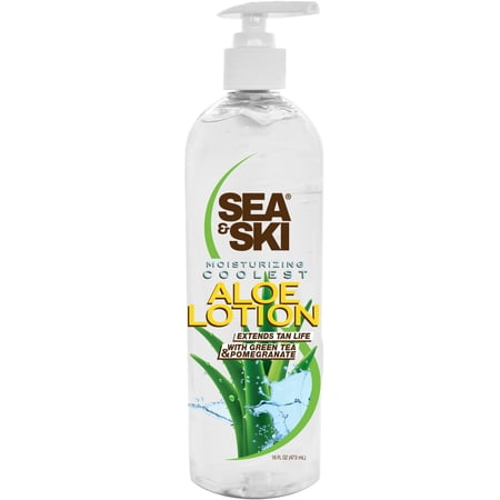 SEA&SKI AFTERSUN COOLEST ALOE LOTION w/Pump