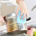 thumbnail image 2 of Double-Sided Dishwashing Sponge, Wavy Kitchen Cleaning Sponges, Rich Foam Non-Scratch Scrub Sponge for Dishes Pots and Bowls, Absorbent Kitchen Cleaning Sponge Pack of 4, 2 of 9