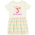 thumbnail image 3 of Inktastic It's My Third Birthday Girls Toddler Dress, 3 of 5
