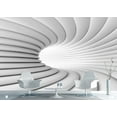 thumbnail image 2 of Dundee Deco Abstract White Tunnel Wall Mural, 11'10" x 8'10", 2 of 3