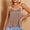 #509-Khaki, variant on Womens Pajama Top, Fashion Solid Color Spaghetti Strap V-Neck Trimmed, Soft and Comfortable Sleepwear for Lounge, Sleep and Daily Wear