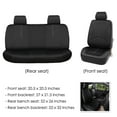 thumbnail image 1 of Juego de cubierta de asiento de coche de cuero PU universal Protector de asiento Accesorios de estilo automático JShteea  Accesorios para autos y motos, 1 of 8