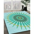 thumbnail image 2 of Ahgly Company Indoor Rectangle Patterned Aquamarine Green Area Rugs, 5' x 8', 2 of 6