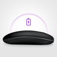 thumbnail image 4 of Ratón Inalámbrico Slim Bluetooth 2.4G Modos duales 3 Ratones ópticos recargables DPI ajustables para PC portátil para Windows Android Office negro Sunnimix, 4 of 8