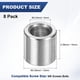 thumbnail image 3 of Uxcell 8Pcs espaciadores de acero inoxidable M6 6mm ID x 10mm OD x 10mm l para tornillos y pernos, 3 of 6