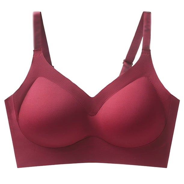 Brasieres de Mujer Sujetador Deportivo con Realce y Oxigenación de La Piel, sin Marcas, Pequeño Push up, Ropa Interior con Aros Secundarios. Extra Grande