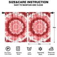 thumbnail image 2 of Blackout Kids Curtains,Red White Tie Dye Mandala Pattern Childrens Insulated Curtains Set Of 2,Bedroom Essentials,Toddler Room Decor 42"x54", 2 of 5