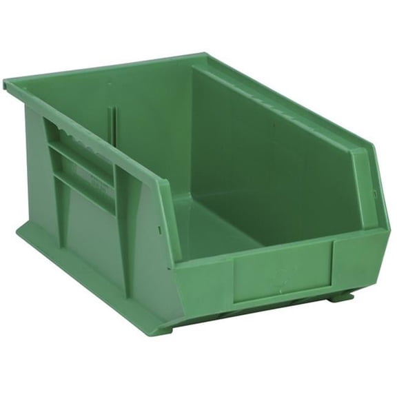Ultra Stack & Hang Bin, Green - 13.62 x 8.25 x 6 in.