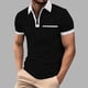 thumbnail image 1 of pstuiky Camisas de manga corta para hombre, Camisa deportiva tipo jersey de manga corta con cremallera y bolsillos para hombre camisas casuales para hombre s, 1 of 9