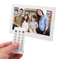 thumbnail image 3 of Digital Photo Frame White 13in HD Smart Video Music Playing Electronic Picture Frame With Remote Control 100?240V EU Plug, 3 of 5
