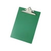 Recycled Plastic Clipboard with Ruler Edge 1" Clip Cap, 8 1/2 x 12 Sheet, Green