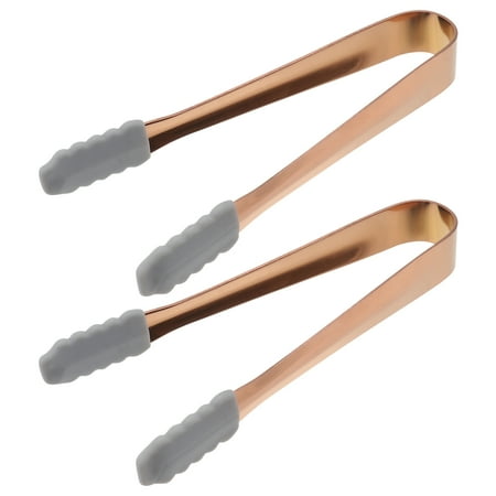 

2pcs Stainless Steel Ice Tongs Serving Food Tongs Restaurant Kitchen Tongs