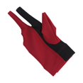 thumbnail image 2 of 1Pcs Billiards Gloves 3-Finger Pool Snooker Glove Breathable for Left Rght Hand Black Red, 2 of 9