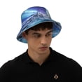 thumbnail image 4 of Balery Night At Lake Aurora 1 Sombreros para el sol para hombre y mujer, sombrero de pescador con UPF 50+, 4 of 6