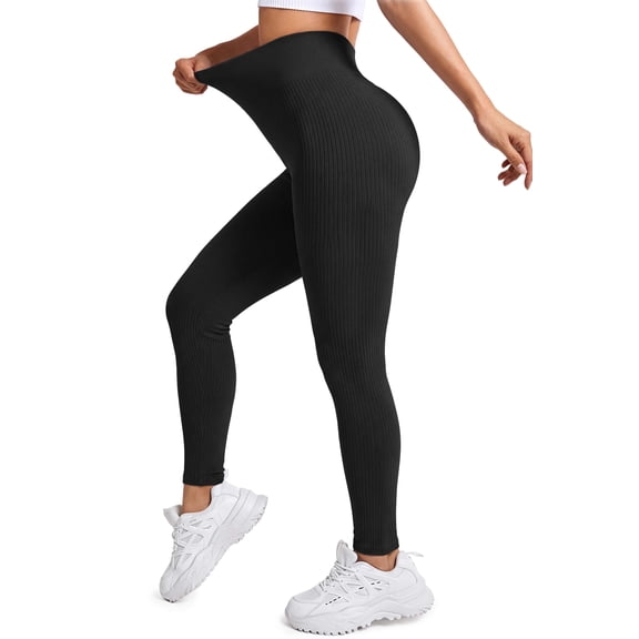 Fantaslook High Waisted Leggings for Women Tummy Control Sweatpants Soft Workout Yoga Pants Athletic Jogger Leggings Regular