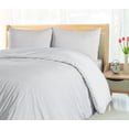 thumbnail image 5 of Ambesonne Neutral Color Duvet Cover Sets, Waves in Muted Tones, 2-King, Pale Taupe Pearl, 5 of 7