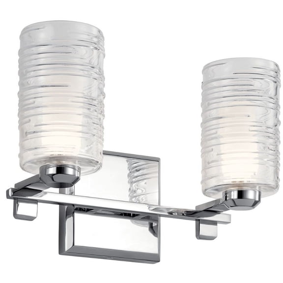 Kichler Giarosa 10" High 2-Light Chrome Metal Wall Sconce
