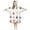 Christmas Icon Set, variant on Wearable Blanket with Sleeves and Pocket Oversized Hooded Sweatshirt 3-14 YR Christmas Candy Canes S