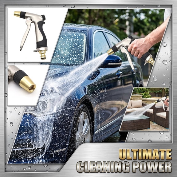 High Pressure Water Hose Nozzle, Garden Hose Pressure Washer Attachment, Adjustable Pattern, Car Pressure Washer, Under Car, Dog Washing, 6 In, 1 Pc