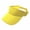 Yellow, variant on 2-Pack Sun Visor Adjustable Cap Hat Athletic Wear (White)