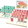 thumbnail image 1 of Tablero de madera Guess Game Who Am I Toy Guessing para niños mayores de 3 años, 1 of 6