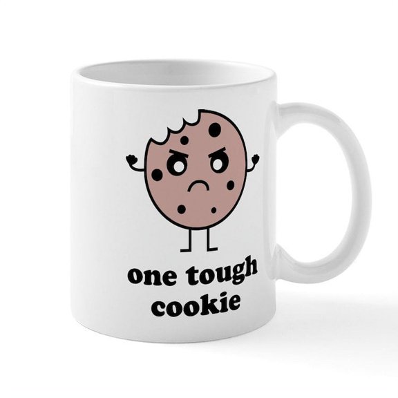 CafePress - One Tough Cookie Mug - 11 oz Ceramic Mug - Novelty Coffee Tea Cup