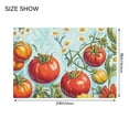 thumbnail image 4 of Yayeee Bath Rugs for Bathroom Floor Set of 2 Non Slip Fluffy Soft Absorbent Mat, Blue Tomatoes, 4 of 7