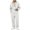 White, variant on Mens Sweatsuits Sets Fall Fashion Long Sleeve Quarter Zip Hoodies And Sweatpants Big And Tall Casual Jogging Suits 2 Piece Set