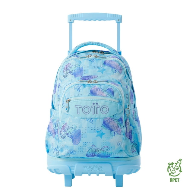 TOTTO Mochila Escolar Grande para Niño - Reforzada Porta Laptop 15.4 - Con Ruedas | 25 L RENGLON