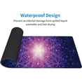 thumbnail image 4 of Large Mouse Pad,Sacred Geometry,Flower of Life Symbol Large XL Desk Mat Extended Waterproof Mouse Mat with Stitched Edges and Non-Slip Base for Office Gaming Home 31.5 X 11.8 Inch, 4 of 6