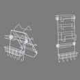 thumbnail image 2 of Raindrops Multifuncational Refrigerator Storage Rack Punch Free Storage Rack Refrigerator Side Wall Storage Shelf (with 3 Sticky Hooks), 2 of 8