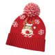 thumbnail image 1 of Gorro de Navidad unisex Gorro de punto de ganchillo de invierno con dibujos animados, 1 of 5