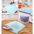 thumbnail image 2 of Reusable Silicone Food Storage Bag, Silicone Food Bag with Clip Freezer Storage Bag Preservation Bags for Fruits, Vegetables, Meat (4 Pack), 142g, 2 of 5