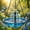 Blue, variant on Solar Cascade Hanging Bird Bath Fountain,2026 New 3 Layers Solar Powered Bird Bath Fountain,Outdoor Humming Birds Cascade Baths Fountains,Garden Patio Yard Backyard Lawn Decor
