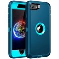 thumbnail image 1 of Entronix Funda Resistente para iPhone 7/8, Triple Capa, Resistente a Golpes y Anticaídas, Color Verde Azulado, 1 of 6
