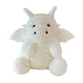 thumbnail image 1 of Juguetes de peluche de dragón con adorno de alas, suave almohada de dragón volador de dibujos animados para Blanco, 1 of 9