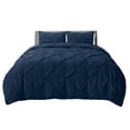 thumbnail image 4 of Nestl Essential College Dorm Bedding Bed in a Bag Comforter Set, 35PC Dorm Twin Bedding Sets, Navy, 4 of 10