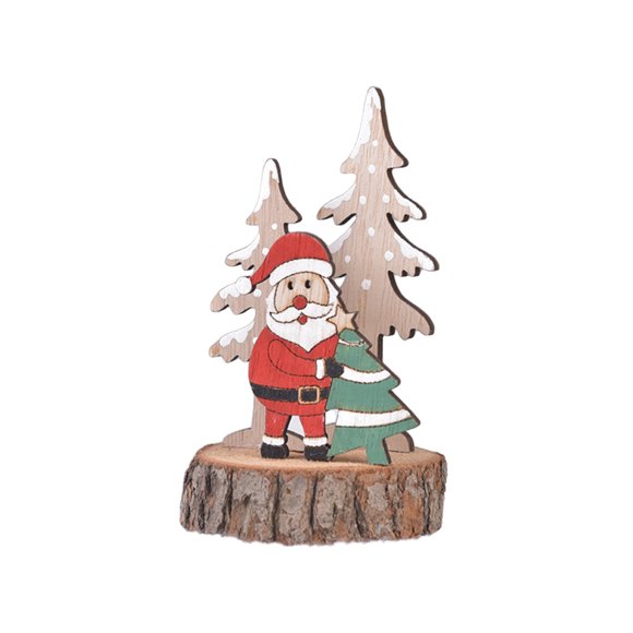 Window Christmas Decorations Wooden Christmas Decoration Desktop Ornament Wooden Christmas Ornaments