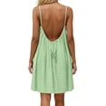 thumbnail image 6 of Horkkom Beach Dresses for Women Summer Mini Cami Backless Dresses Casual Vacation Sundresses XXXL, 6 of 8