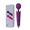 Dark Purple, variant on Centerel Wand Massager Rechargeable Body Massager with 10 Vibration Modes-Rose Red