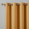 thumbnail image 2 of Quality Home Thermal Blackout Curtains, Orange, 52” x 96” (Set of 2 Panels), 2 of 3