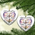 thumbnail image 4 of God Has You in His Arms I Have My Christmas Ornament Gift for Loss of Loved One, Remembering Dad Mom Grandparents in Heaven Christmas Ornament 2025, Custom Name Text Year in L, 4 of 5
