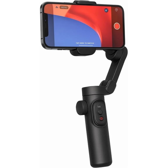 3-Axis Smartphone Stabilizer Gimbal – Smart Motion Tracking, Wireless Control Handle, Portable Foldable Design, Magnetic Holder, Vlogging & Travel Recording Gimbal for Smartphones