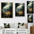 thumbnail image 4 of Designart "Mystical Cyclone in the Storm I" Landscape & Nature Floater Framed Canvas Wall Art, 4 of 7